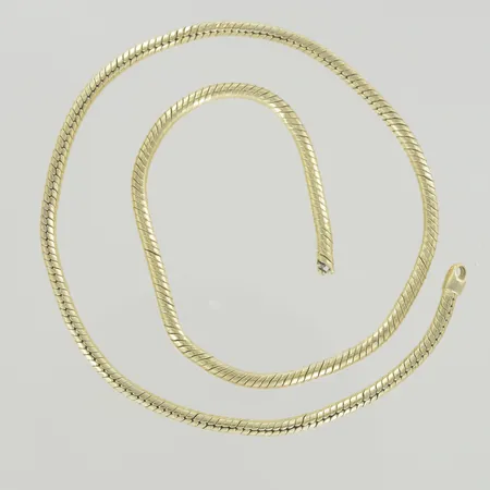  Halskedja, defekt, 9K Vikt: 14,7 g