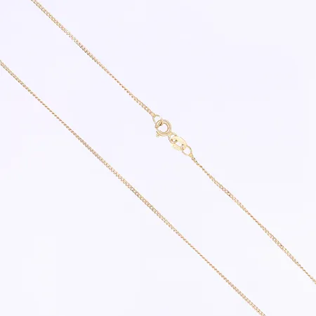 Halskedja pansar längd 43cm bredd 1mm 14K Vikt: 2,1 g