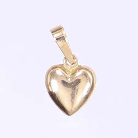 Hänge hjärta 15x8mm 18K  Vikt: 0,5 g