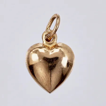 Hänge hjärta längd: ca 1,4cm, bredd: ca 9mm, 18K  Vikt: 1 g