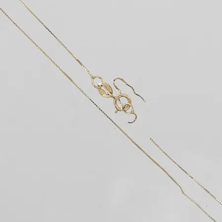 Kedja Venezia av/defekt, längd ca 42cm, 18K guld Vikt: 0,7 g