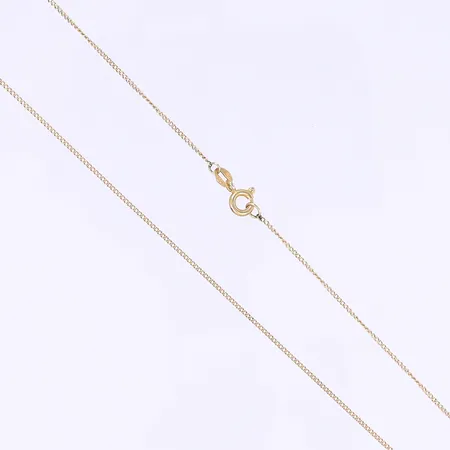 Halskedja pansar längd 44cm bredd 1mm 18K Vikt: 1,8 g