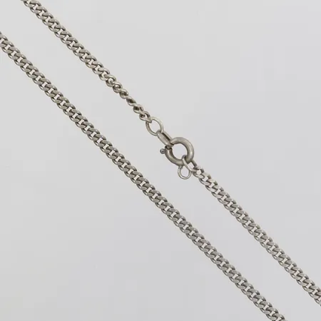 Kedja Pansar, längd: 63cm, bredd: 2mm, 925/1000 silver. Vikt: 9,4 g