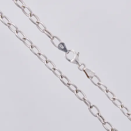 Kedja Ankar, längd: ca 42cm, bredd: ca 5mm, 925/1000, silver Vikt: 15 g