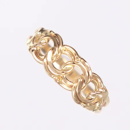 Ring Bismarck stl 18 bredd 2-7mm 18K Vikt: 2,5 g