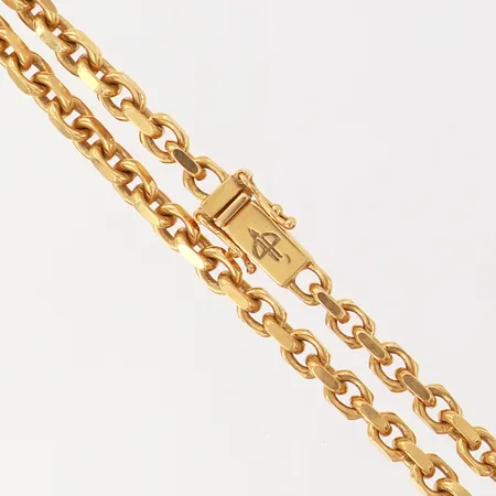 Kedja Ankar, längd: 50cm, bredd: 3,9mm, Balestra, 18K  Vikt: 39,8 g