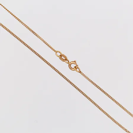 Kedja, Pansar, längd: 40cm, bredd: 1mm, Guldfynd AB, 18K guld. Vikt: 2,5 g