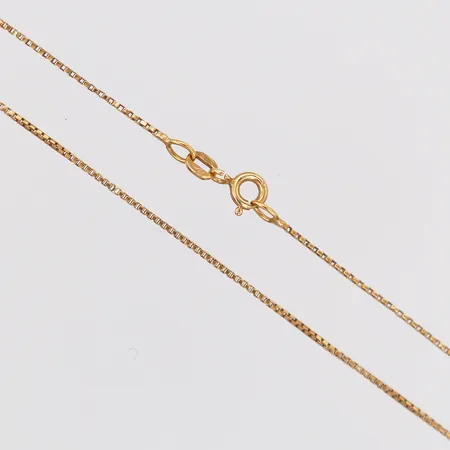 Kedja, Venezia, längd: 40cm, bredd: 1mm, Balestra, 18K guld. Vikt: 2,9 g