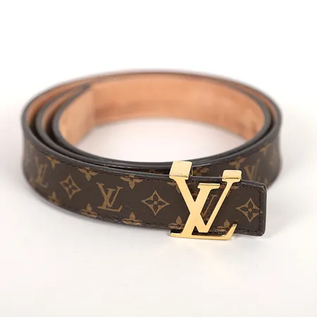 Skärp, Louis Vuitton, mini monogram, längd 91cm, 75/30, Ref: M9781X, smärre slitage, kvitto från LV Birger Jarlsgatan år 2020, dustbag, kartong, påse. Vikt: 0 g