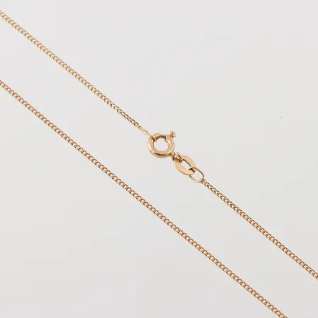 Collier Pansar, längd 44 cm, bredd 1 mm, 18k. Vikt: 2,1 g