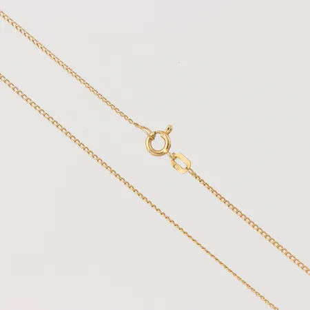 Collier Pansar, längd 48 cm, bredd 1 mm, 18k. Vikt: 1,9 g