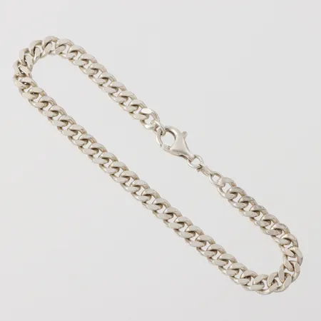 Armband Pansar, längd ca 21 cm, bredd 5.6 mm, silver. Vikt: 15,3 g