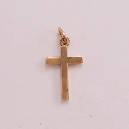 Hänge "kors", 20x12mm, 18K 0,9g.