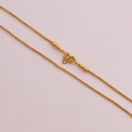 Collier Thai, 42cm, bredd:2mm, 50 Stang, 23K 7,6g.