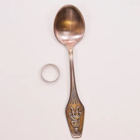 Dopsked, 1 Ring, 830/1000 Silver 32g.