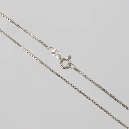 Kedja, Venezia, längd: 42,8cm, bredd: 1,1mm, vitguld, 18K Vikt: 4,5 g