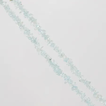 Stencollier, tumlade beryller, längd: ca 88cm, bredd:ca 7mm, saknar lås. Vikt: 0 g