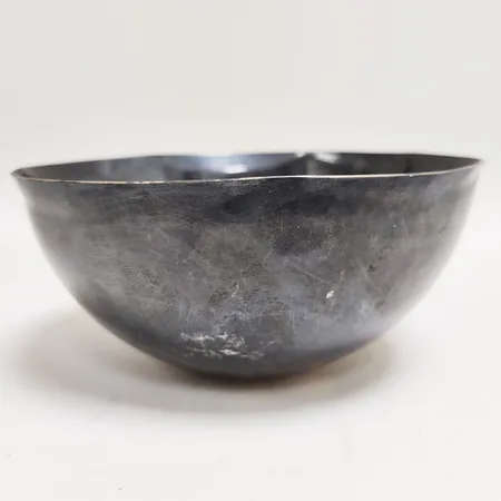 Silverskål, Ø115mm, höjd:53mm, B. Liljedahl, Stockholm 1990, 925/1000. Vikt: 160,2 g