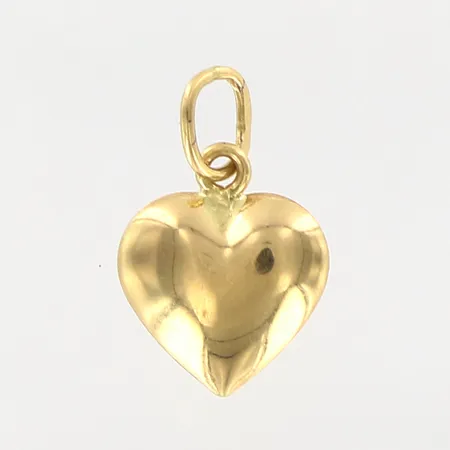 Hänge hjärta, 8x13mm, 18K Vikt: 0,2 g