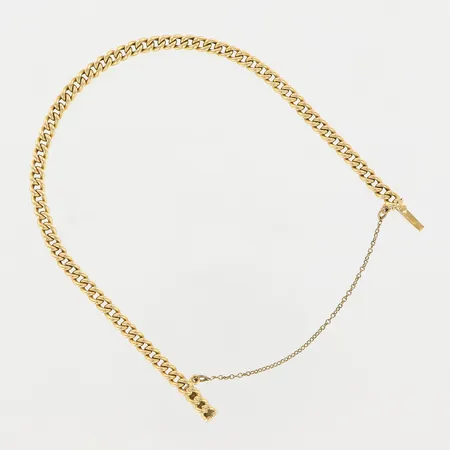 Armband, pansar, 18cm, bredd 3,5mm, säkerhetskedja i metall, Dahlgren & Coi Malmö, år 1917, ihålig, 18K Vikt: 4,9 g