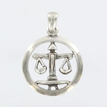 Hänge Vågen, 22mm, Ø17mm, silver 925/1000 Vikt: 1,6 g