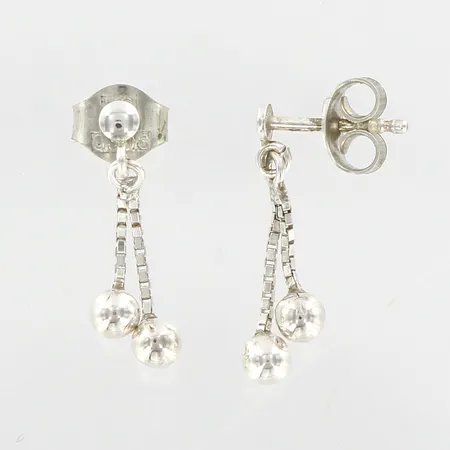 Örhängen, 17mm, silver 830/1000 Vikt: 0,8 g
