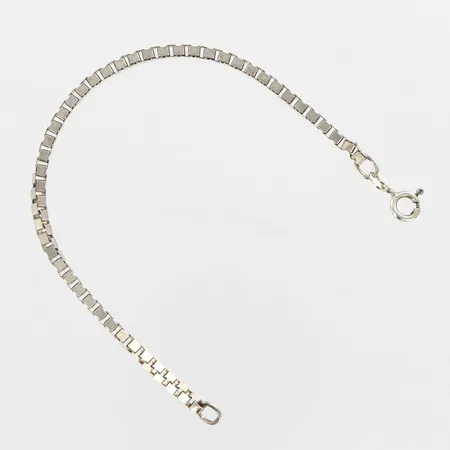 Armband Venezia, 18,5cm, bredd: 3mm, smärre skevheter vid lås, silver 925/1000