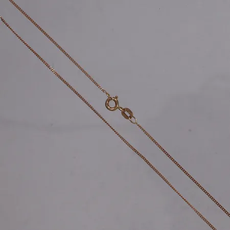 Kedja Pansar, längd 36cm, bredd: 0,9mm, GFAB, 18K Vikt: 1,5 g
