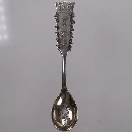 Kaffesked, längd 11cm, silver  Vikt: 11,2 g