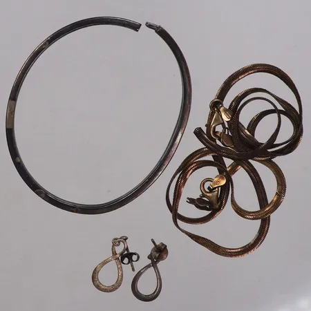 Diverse silver, defekt, 925/1000 silver Vikt: 24,9 g
