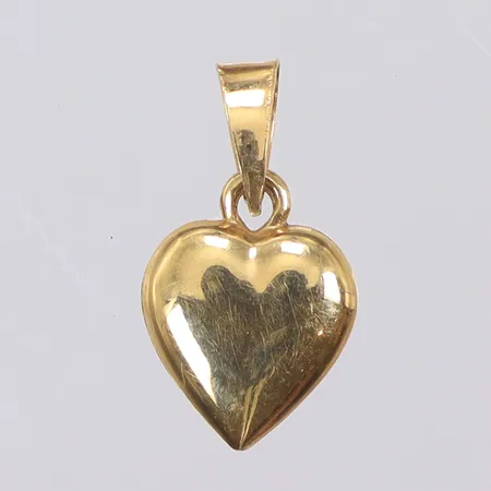 Hänge, hjärta 9x17mm inklusive hängöglan, 18K Vikt: 0,5 g