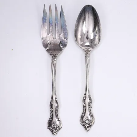 Ett set uppläggningsbestick, 21-22cm, tillv. Rogers Bros, nysilver Vikt: 0 g
