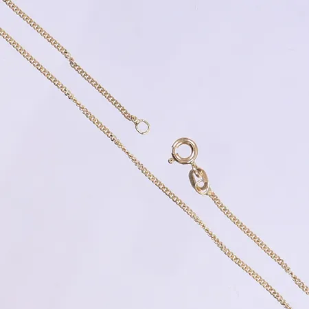 Halskedja Pansar, 42cm, bredd 1mm, 18K Vikt: 2,6 g