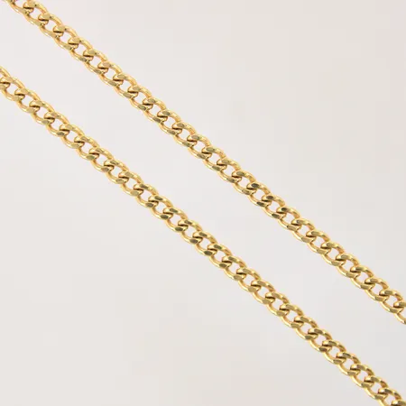 Kedja Pansar, längd 50cm, bredd 4mm, 18K  Vikt: 14,5 g