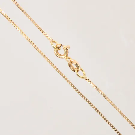 Kedja Venezia, längd 38cm, bredd 1mm, GFAB, 18K  Vikt: 2,3 g