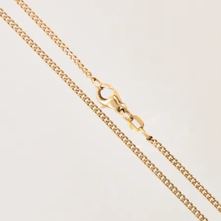 Kedja Pansar, längd 56cm, bredd 2mm, svensk importstämpel, 18K  Vikt: 7,2 g