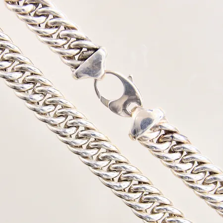Kedja Pansar, längd 41cm, bredd 13mm, silver 925/1000 Vikt: 72,6 g
