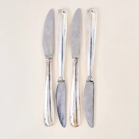 Bordsknivar 4st, längd 20cm, GAB, silver 830/1000 Vikt: 271,4 g