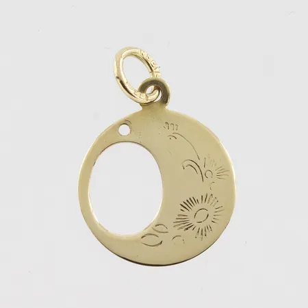 Hänge, Diameter 12,9mm, 18k  Vikt: 0,5 g