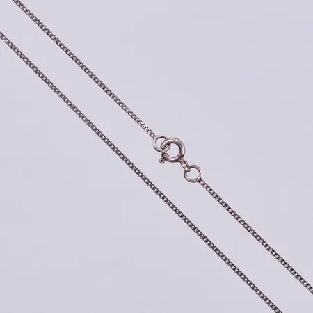 Kedja Pansar längd ca 37cm, bredd ca 1mm, silver Vikt: 1,4 g