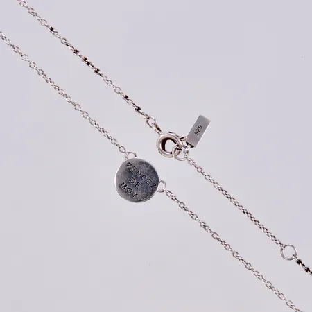 Collier Evfa Attling längd ca 42-45cm, bredd ca 1-10mm, Pencez de Moy, 925/1000 silver Vikt: 3,6 g