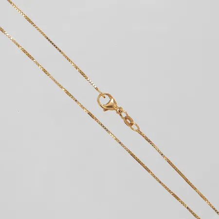 Kedja, Venezia, längd:39,5cm, bredd:1mm, Balestra, 18K. Vikt: 3,9 g