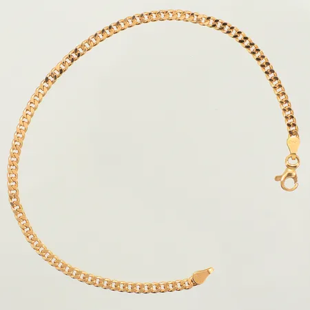 Armband Pansar, längd 18,5cm, bredd 2,7mm, 18K  Vikt: 2,5 g