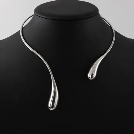 Collier stelt. diameter ca 13 cm, stämplad AP 925, silver. Vikt: 53 g
