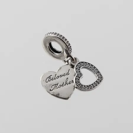 Berlock Pandora " Belowed mother", silver  Vikt: 2,6 g