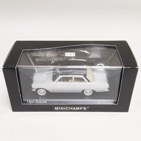 Modellbil Minichamps, Opel Rekord, skala 1:43, plastbox Vikt: 0 g