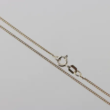 Kedja Pansar, längd 45cm, bredd 1,3mm, förgyllt silver 835/1000 Vikt: 2,6 g