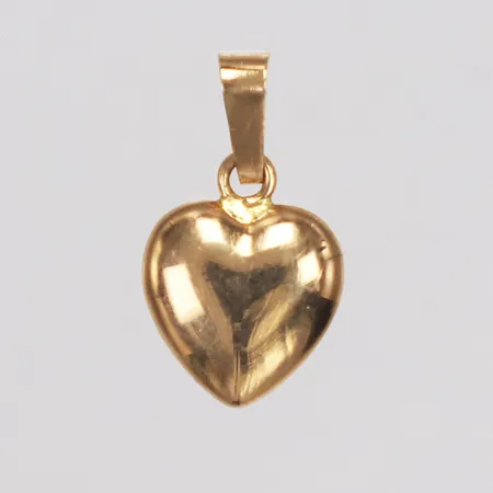 Hänge, hjärta, Guldfynd, 16mm, 18K  Vikt: 2,8 g
