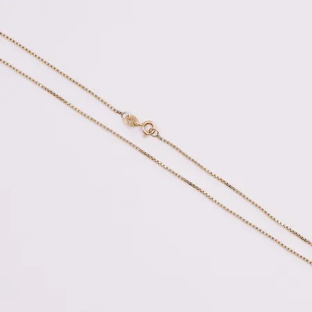 Kedja, Venzia, 40cm, bredd:1mm, 18K 3g.