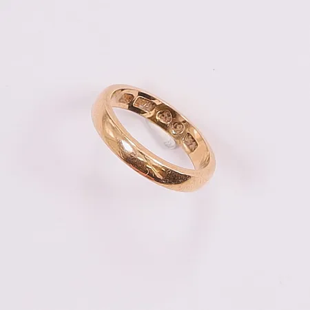 Ring, Ø17¾, gravyr, 20K 5,6g.